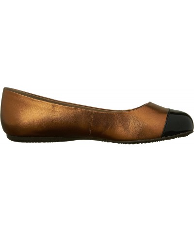 Women's Napa Ballet Flat,Bronze/Black,7 M US $18.43 Flats