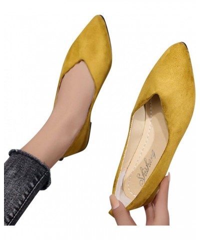 women flats comfortable, Fashion Women Suede Breathable Flat Embroidered Comfortable Slip On Casual Flats Z-04 Yellow $17.35 ...