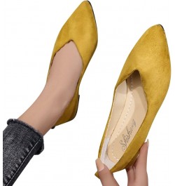 women flats comfortable, Fashion Women Suede Breathable Flat Embroidered Comfortable Slip On Casual Flats Z-04 Yellow $17.35 ...