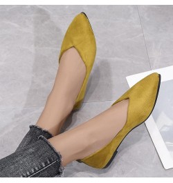 women flats comfortable, Fashion Women Suede Breathable Flat Embroidered Comfortable Slip On Casual Flats Z-04 Yellow $17.35 ...