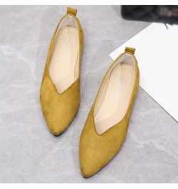 women flats comfortable, Fashion Women Suede Breathable Flat Embroidered Comfortable Slip On Casual Flats Z-04 Yellow $17.35 ...