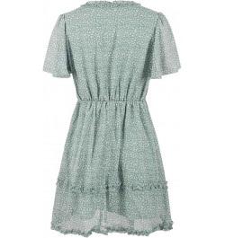 Spring Sexy Dress Short Temperament Light Dress Green - 2024 Independence Day $16.23 Pumps