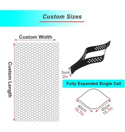 Foldable & Scalable Geo Grid Fabric - 5cm/2 Inch Tall, Black Anti-Deformation Gravel Stabilizer Grid, for Slope Steep Drivewa...