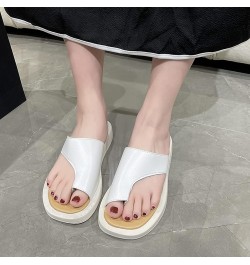 Chunky Platform Heel Sandals for Women Women Sandals Fashion New Pattern Solid Color Spring and Summer Flat Non Slip Light So...