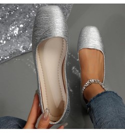 Womens High Chunky Shoes Soft Cushion Orthotic Sandal Comfort Soft Summer Flip-Flop Casual Walking Slide 138-ixpyn-silver9 $2...