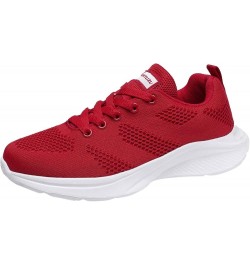 Women Running Shoes Fashion Tennis Athletic Walking Gym Sports Sneakers, Shoelaces for Sneakers Z 01-red $20.87 Fashion Sneakers