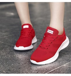 Women Running Shoes Fashion Tennis Athletic Walking Gym Sports Sneakers, Shoelaces for Sneakers Z 01-red $20.87 Fashion Sneakers