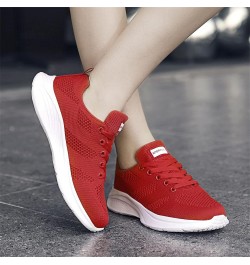 Women Running Shoes Fashion Tennis Athletic Walking Gym Sports Sneakers, Shoelaces for Sneakers Z 01-red $20.87 Fashion Sneakers