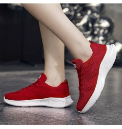 Women Running Shoes Fashion Tennis Athletic Walking Gym Sports Sneakers, Shoelaces for Sneakers Z 01-red $20.87 Fashion Sneakers