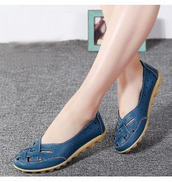 Flats Shoes for Women Platform Espadrille Sandal Block Heels Chunky Open Toe Strappy Non Slip Flat Shoes 86-ibzwp-j-lightblue...