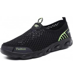 Mens Womens Lightweight Breathable Water Shoes for River Beach Black/Green $13.29 Outdoor Shoes