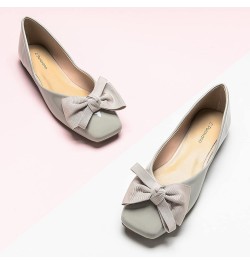 Women's Flats | Square Toe Shoes for Women | Leather Flat Shoes for Women | Slip On Ballet Flats Grass Patent $57.81 Flats