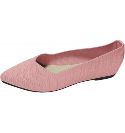 Women's Ballet Flats Women's Flats Ladies Comfy Shoes Soft Slip-On Casual Boat Shoes Z 15-pink $12.63 Flats