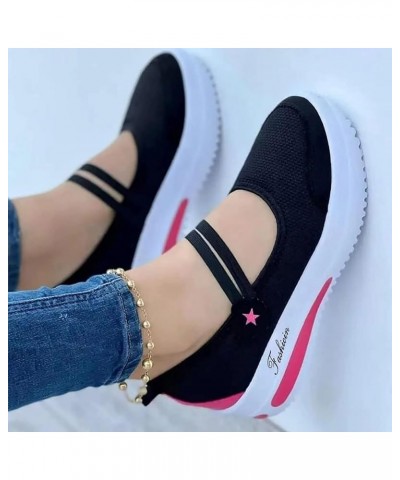 womens office shoes sneakers women women's running shoes gifts for women women's running shoes Z-04 Black $12.32 Sandals