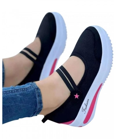 womens office shoes sneakers women women's running shoes gifts for women women's running shoes Z-04 Black $12.32 Sandals