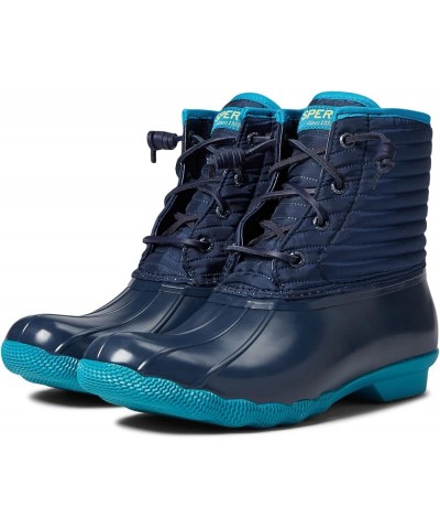 Women's Saltwater Snow Boot Navy $22.23 Outdoor Shoes