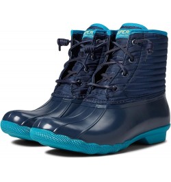 Women's Saltwater Snow Boot Navy $22.23 Outdoor Shoes