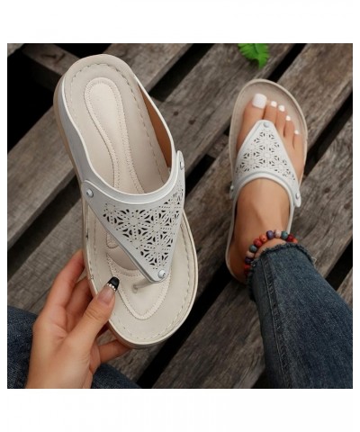 Orthopedic Flip Flops Walking Shoes Women Extra Wide Womens Black Sandals Open Toe Heels Womens Flip Flops with Arch Support ...