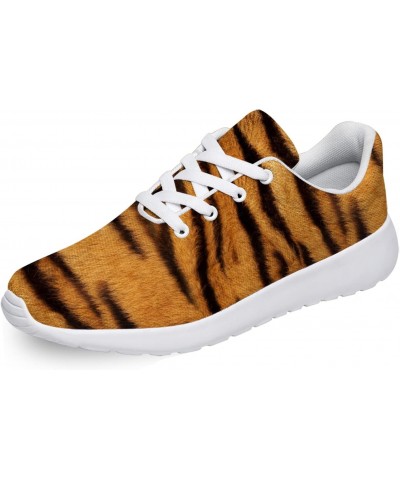 Tiger Print Mens Womens Tennis Walking Shoes Wild Animal Tiger Stripes Pattern Running Sneakers Gifts for Lovers,Men Size 11,...