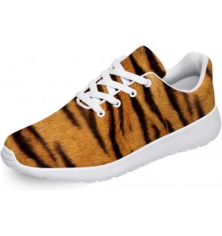 Tiger Print Mens Womens Tennis Walking Shoes Wild Animal Tiger Stripes Pattern Running Sneakers Gifts for Lovers,Men Size 11,...