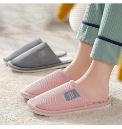 House Slippers for Women Men Fuzzy Home Slippers Round Toe Footwear Fall Winter Indoor Casual Non-Slip Shoes Women A1-pink $9...