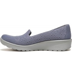 Womens Galaxy Slip-On Folkstone Blue Eyelet $30.40 Loafers & Slip-Ons