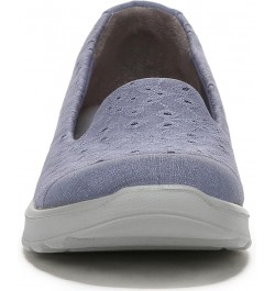 Womens Galaxy Slip-On Folkstone Blue Eyelet $30.40 Loafers & Slip-Ons