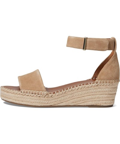 Women's Pela Espadrille Wedge Sandal Sandstone Suede $30.54 Sandals