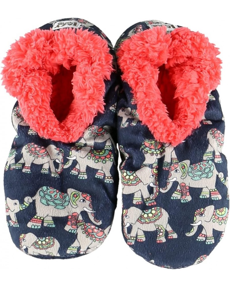 Fuzzy Feet Slipper Socks for Women, Cute Fleece-Lined House Slippers, Cute Dog & Cat Design Dream Big Elephant Fuzzy Feet $9....