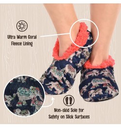 Fuzzy Feet Slipper Socks for Women, Cute Fleece-Lined House Slippers, Cute Dog & Cat Design Dream Big Elephant Fuzzy Feet $9....