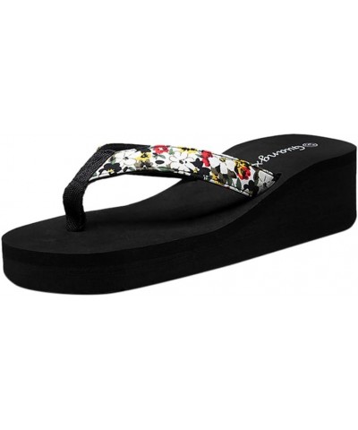 Sandals for Women Dressy Summer,Womens Printed Slip On Open Toe Flat Slide Sandals Outdoor Bling Sandals White $8.46 Sandals