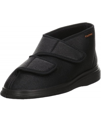 Men's High Hi-Top Slippers Black 222 Black $37.36 Slippers