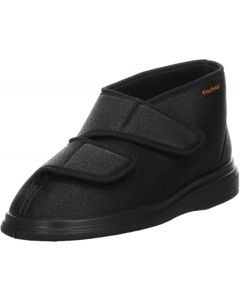 Men's High Hi-Top Slippers Black 222 Black $37.36 Slippers