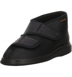 Men's High Hi-Top Slippers Black 222 Black $37.36 Slippers