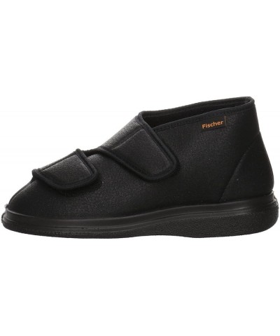 Men's High Hi-Top Slippers Black 222 Black $37.36 Slippers