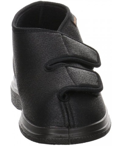 Men's High Hi-Top Slippers Black 222 Black $37.36 Slippers