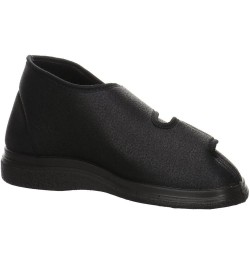 Men's High Hi-Top Slippers Black 222 Black $37.36 Slippers