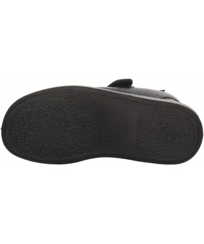 Men's High Hi-Top Slippers Black 222 Black $37.36 Slippers