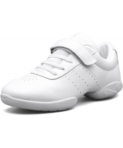 Girls White Cheer Shoes Youth Cheerleading Dance Sneaker Training Competition for Women Girls' Cheerleading Shoes B Whtie $21...