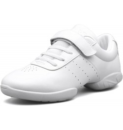 Girls White Cheer Shoes Youth Cheerleading Dance Sneaker Training Competition for Women Girls' Cheerleading Shoes B Whtie $21...