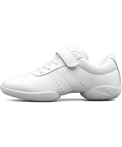 Girls White Cheer Shoes Youth Cheerleading Dance Sneaker Training Competition for Women Girls' Cheerleading Shoes B Whtie $21...