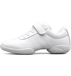 Girls White Cheer Shoes Youth Cheerleading Dance Sneaker Training Competition for Women Girls' Cheerleading Shoes B Whtie $21...