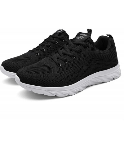 Mens Running Shoes Slip-on Walking Sneakers Lightweight Breathable Casual Soft Sole Trainers Soft Sole Trainers Black $16.25 ...