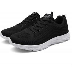 Mens Running Shoes Slip-on Walking Sneakers Lightweight Breathable Casual Soft Sole Trainers Soft Sole Trainers Black $16.25 ...