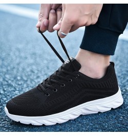 Mens Running Shoes Slip-on Walking Sneakers Lightweight Breathable Casual Soft Sole Trainers Soft Sole Trainers Black $16.25 ...