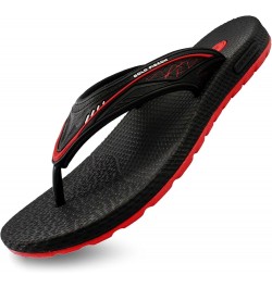 SIMPLUS Unisex Ultra-Cuhion Yoga Mat Flip-Flops with Heel Support 00582 Simplus Red $15.96 Athletic Shoes