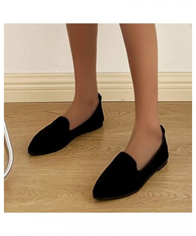 Women's Mesh Flats Shoes Pointed-Toe Dress Shoes for Women Black Flats Shoes Flat Shoes Lightweight Black $14.11 Athletic Shoes