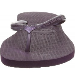 Women's Slim Flip Flop Sandals Purple(aubergine) $14.95 Sandals