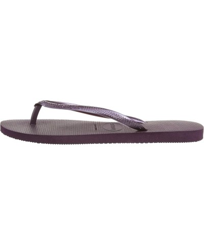 Women's Slim Flip Flop Sandals Purple(aubergine) $14.95 Sandals