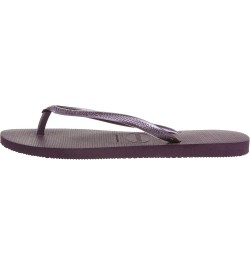 Women's Slim Flip Flop Sandals Purple(aubergine) $14.95 Sandals